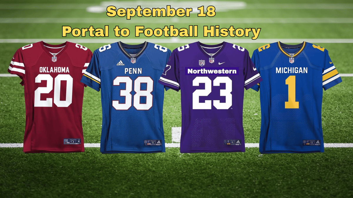 September 18 Football History