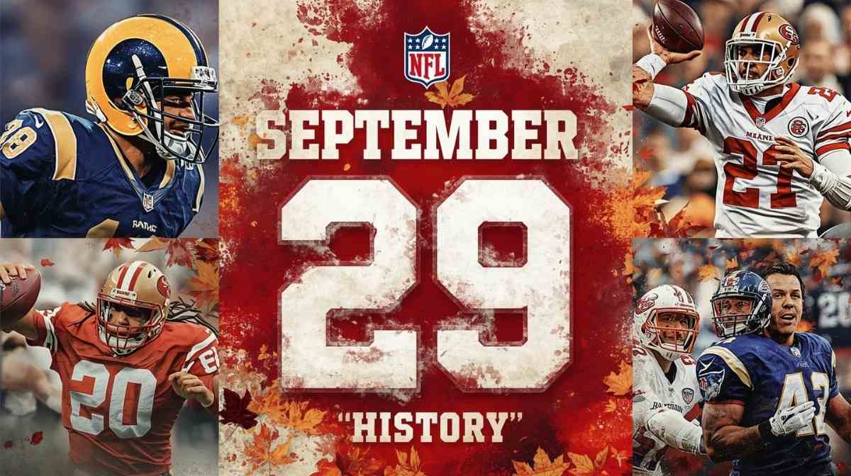 September 29 Football History