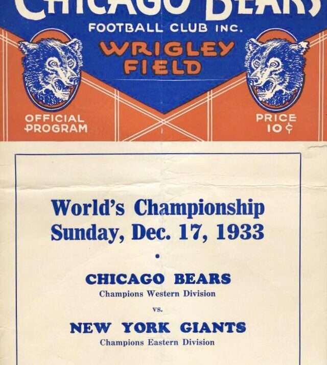 The Genesis of Glory: How the 1933 NFL Championship Changed Football Forever