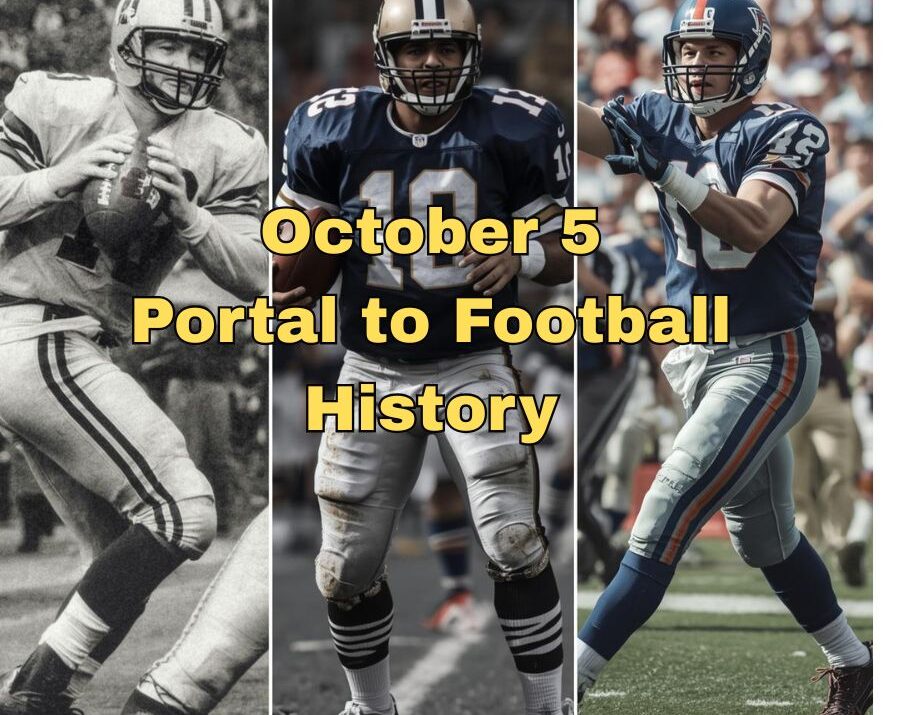 October 5 Football History